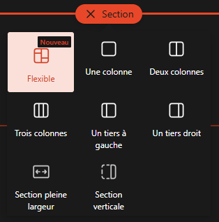 sharepoint sections flexibles